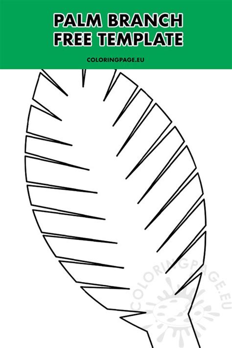 Palm Branch Template